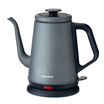 DmofwHi Gooseneck Electric Kettle(1.0L),1000W Electric Tea Kettle of 304 Stainless Steel,Auto Shut off,Water Kettle for Coffee and Tea-Grey - color: Grey