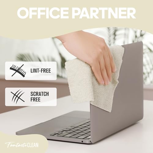 Fantasticlean Microfiber Cleaning Cloth Roll 2 Rolls 120 Pack, Tear Away Paperless Towels, 8" x 8", Reusable Washable Rags, House Kitchen, Pet, Office, Indoor Outdoor, Compact Portable (Off-White) - color: 2 Off-white