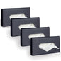 4Pack Car Tissue Holder, Sun Visor Napkin Holder, Premium PU Leather, Car Mask Holder for Sun Visor Vehicle, with Tissue Refill, Black - color: 4pack-black
