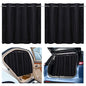 XCBYT Car Window Shades - Upgrade 2 Pack Car Privacy Curtians with Rods for Baby 99% Light Block Window Covers for Camping, Napping, Sleeping, Breastfeeding, Cloth Changing - color: Side(2-Pack, Rod-Mount)