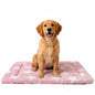 Dog Bed Mat, Reversible Crate Pad & Durable Dog Bed - Machine Washable Kennel Mat with Ultra Soft for Medium Dogs (Big&Small Stars Pink, 30" L*20" W*1.5" Th) - color: Big&Small Stars Pink, size: 30"L*20"W*1.5"Th