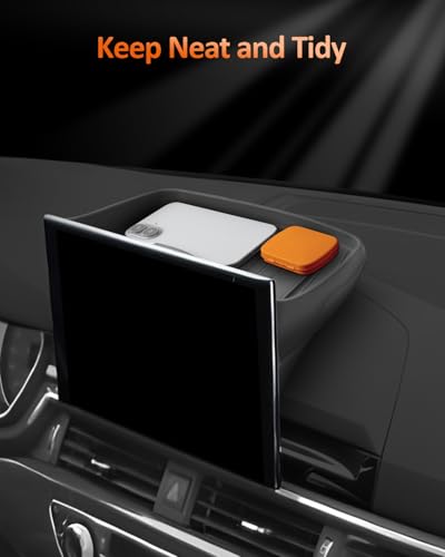 CDEFG Dashboard Organizer Tray for Audi A4L/A4/S4 (2020-2025), A5/S5/Q5/Q5L (2021-2025)- Behind Screen Dash Storage Tray Silicone Accessories