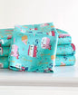 The Lakeside Collection Retro Happy Glamping Lifestyle Bedding Sheet Set, Full - size: Full