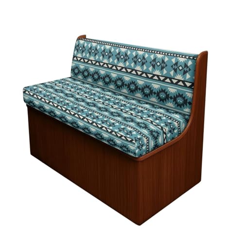 RV Dinette Cushion Covers Couch Cover for RV, Green Aztec Diamond Camper Sofa Replacement Camper Cushions for RV Camper Sofa RV Accessories Include 1 Bench Cover 1 Backrest Cover - color: Green Aztec Diamond
