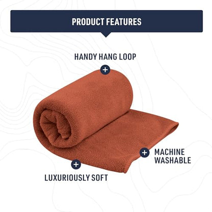 Sea to Summit Tek Towel, Plush Camping and Travel Towel - color: Beluga, style: Medium
