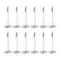 Artliving 12pcs Place Card Holder Memo Holder Clip Photo Holder Table Number Holder Sliver - color: Silver