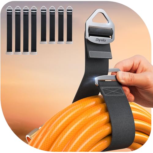 8 Pack [1s Auto Lock] Extension Cord Holder Organizer Extension Cord Hanger for Garage Storage and Organization, Garden Hose Storage, Garage Gadgets for Men - size: 8-Pack (4*14"/4*18")