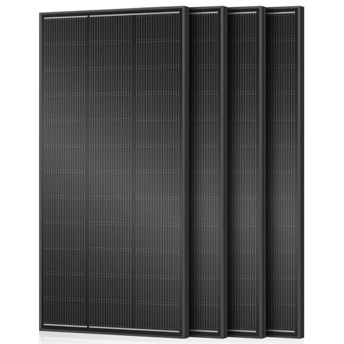 18BB 800 Watt Solar Panel, 4pcs 200W N-Type Solar Panels, 25% High-Efficiency Monocrystalline Module PV, for 12V/24V Battery, Home, Trailer, Camping, Marine, Boat, Farm, RV - style: 800W 200W 4PC
