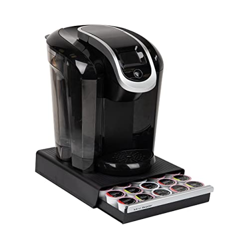 Mind Reader Single Serve Coffee Pod Drawer,30 Pod Capacity,Countertop Organizer,10.5"L x 12.75"W x 2.5"H,Black,(Pack of 12) - color: Black, size: 30 Pod Capacity, 10.5"Lx12.75"Wx2.5"H (Pack of 12)