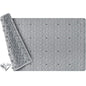 Non Slip Bathtub Mat for Bath Tub Shower - Natural Rubber Mat with 241 Suction Cups - Soft Bathroom Safety Mat - Unique Diamond Pattern - Fatigue Relief - Machine Washable - 16 × 28 Inch - color: Gray With Holes, size: 28" x 16" (Rectangular)