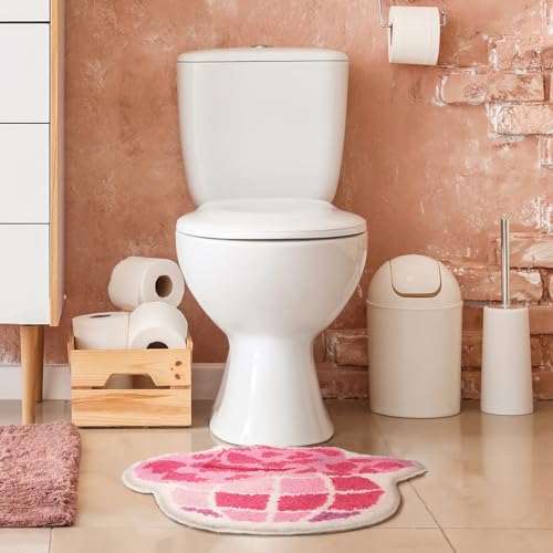 Drydiet 23.6 Inch Disco Cowgirl Bathroom Rug Pink Let's Go Girls Disco Western Cowgirl Bath Mat Shower Mat Doormat Decoration Non Slip Washable Room Bath Rug - style: Cowgirl
