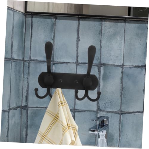 Homoyoyo Wall Mounted Multi-Functional Hooks for Bathroom Kitchen and Home Towel and Coat Hangers Easy to Install for Organizing Keys Purses and More