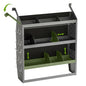 Cargo Van Shelving System 42" L x 13" W x 46" H, Sturdy Steel Van Storage Shelves for Ford Transit, NV200, Chevy City Express, RAM Promaster City, Cargo Van Organizer Racks. - size: 42" L x 13" W x 46" H
