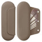 AGIKET Silicone Makeup Brush Holder Travel Cosmetic Bag：Soft Portable Cosmetic Face Brushes Holder with Upgrade Anti-Fall Out Magnetic Closure, Large Travel Makeup Brush Case - Coffea - color: Coffea, style: Brush Holder