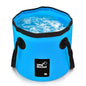 BANCHELLE 5 Gallon Collapsible Bucket with Handle for Indoor Outdoor | 20L Foldable Water Storage Container for Car Washing, Camping, Traveling, Fishing, Hiking, Beach, Gardening, Boating