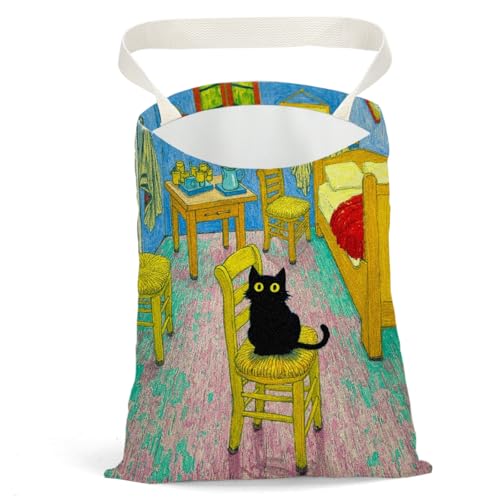 Black Cat Car Trash Bag, Car Trash Bag Hanging, Funny Waterproof Cars Back Seat Hanging Organizer and Storage Trash Bags for Vehicle Travelling Camping - color: Cat10