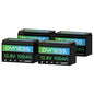 Dyness 12V 100Ah LiFePO4 Lithium Battery (4 Pack) BCI Group 31 with Low-Temp Protection, A+ Grade Cell Built-in 100A BMS, 12 Volt Lithium Battery Perfect for RV, Solar System, Off-Grid, Home Energy - style: 12V 100Ah Group 31(4 Pack)