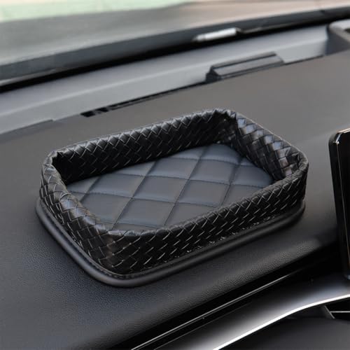 Car Dashboard Storage Box Loose Items Organizer - Suitable For Car, Office, Living Room, Dining Room And Other Scenarios (black a) - color: black a
