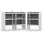 AA Products Inc. SH-4303(3) Steel Van Shelving Storage System Fits for NV200, Transit Connect 2014+ and Chevy City Express, Set of 3 Van Shelving Unit, 32" W x 43" H x 13" D