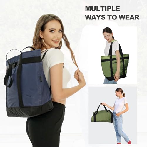 BeeGreen Insulated Cooler Bag Leakproof Freezer Shopping Tote for Groceries Heavy Duty Thermal Food Delivery Bag - color: Gray, style: Sling Cooler