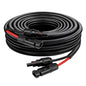 XRDS -RF Solar Panel Cable 6FT, 10AWG Solar Extension Cable with Male & Female Solar Connectors, Flame-Retardant Protective Sleeving Solar Cable, Weatherproof PV Wire for Solar Panel Connection - size: 10AWG 6FT