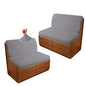RV Dinette Cushion Covers, 4PCS Woven RV Couch Cover, Camper Cushion Covers, Camper-rv Sofa Cover for Couch, Bench Seat & Dinette Booth Cushions(Dark Grey,[39.4" to 49.2"]×[19.7" to 25.6"]) - color: Woven/Dark Grey/4pcs