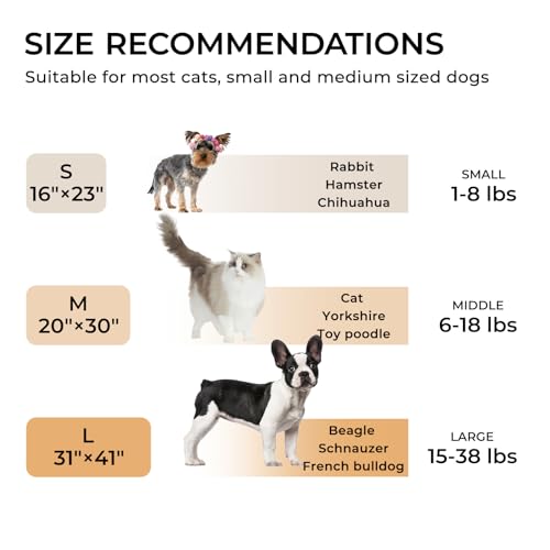 1 Pack 3 Calming Blankets Fluffy Premium Fleece Pet Blanket Soft Sherpa Throw for Dog Puppy Cat Grey Medium (30“x20'') - color: Grey, size: Medium (Pack of 3)