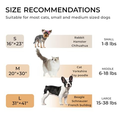 1 Pack 3 Calming Blankets Fluffy Premium Fleece Pet Blanket Soft Sherpa Throw for Dog Puppy Cat Grey Medium (30“x20'') - color: Grey, size: Medium (Pack of 3)