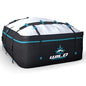 Rooftop Cargo Carrier - 19 Cubic Feet (XL), Waterproof Soft Shell Car Roof Cargo Carrier, Heavy Duty Car Top Luggage Cargo Bag with Patented Door Hooks and Non-Slip Mat - size: 19 Cubic Feet
