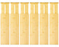 VaeFae 6 Pack Bamboo Drawer Dividers, 4" High Adjustable 16.6" - 21.8" Clothes Drawer Organizers, Expandable Separators for Bedroom/Bathroom/Kitchen/Office Storage - size: 4''H, 16.6''-21.8''L, 6 Pack