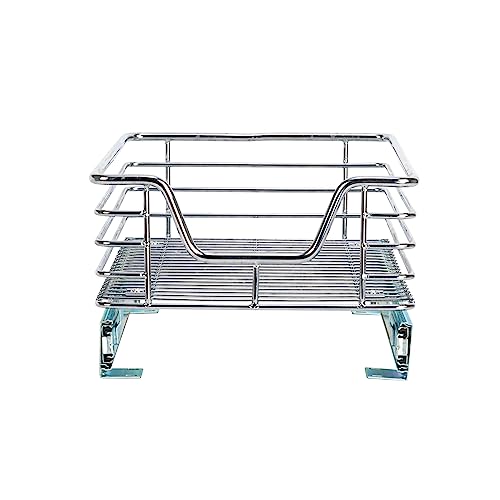 Household Essentials Chrome-Plated Steel Under-Cabinet Pull-Out Organizer - size: 11.5" - Standard, style: Single Tier