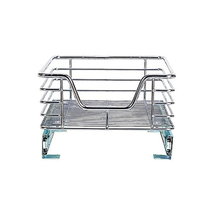 Household Essentials Chrome-Plated Steel Under-Cabinet Pull-Out Organizer - size: 11.5" - Standard, style: Single Tier
