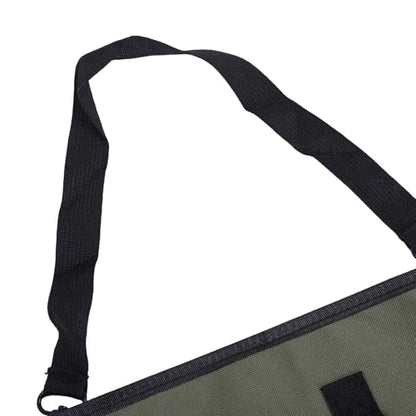 Camping Hanging Organizer, 600D Oxford Fabric Portable Camping Utensil Organizer with Mesh Pockets, Heavy Duty Hooks and Nylon Strapsf for RV, Tent, Garages, Tool Rooms