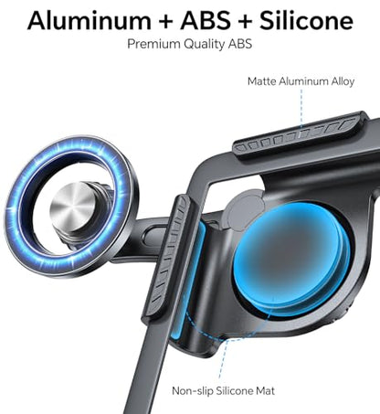 for Magsafe Car Mount, Tesla Phone Mount for Car【20 Strong Magnets】Magnetic Phone Holder for Car Tesla Phone Holder Model Y/3/S/X Accessories, No Glue Required, for iPhone 17 Pro Max 16 15 14
