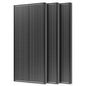 300 Watt Solar Panel, 25% High-Efficiency, 3PCS 100W Solar Panels, 18BB N-Type, Monocrystalline PV Modules, for RV, Marine, Rooftop, Farm and Off-Grid System - style: 300W-100W 3PC