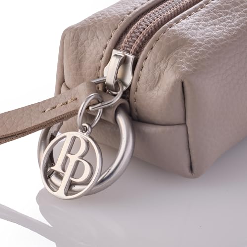 Rein - The Recycled Vegan Leather Pouch Durable Heavy Duty Bag Holder, Leash Attachment Made With Sustainable Materials, Custom Hardware for Small, Medium & Large Dogs, Dappled Cashmere - color: Dappled Cashmere, size: One Size