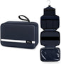 Maliton Toiletry Bag for Men & Women Travel Toiletry Bag Hanging Toiletry Bag Hygiene Organizer with 4 Compartments Waterproof Bathroom Shower Bag Large Toiletries Travel Bag(Black (Navy Blue) - color: Navy Blue