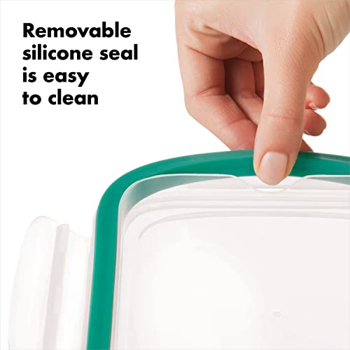 OXO Good Grips 1.6 Cup Smart Seal Leakproof Glass Rectangle Airtight Food Storage Container - size: 1.6 Cup, style: Glass