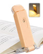 DEWENWILS USB Rechargeable Book Reading Light, LED Clip on Booklight Flexible Reading Lights in Bed, Car at Night, Warm White, Brightness Adjustable, Perfect for Bookworms, Kids (Peach Fuzz) - color: Peach Fuzz