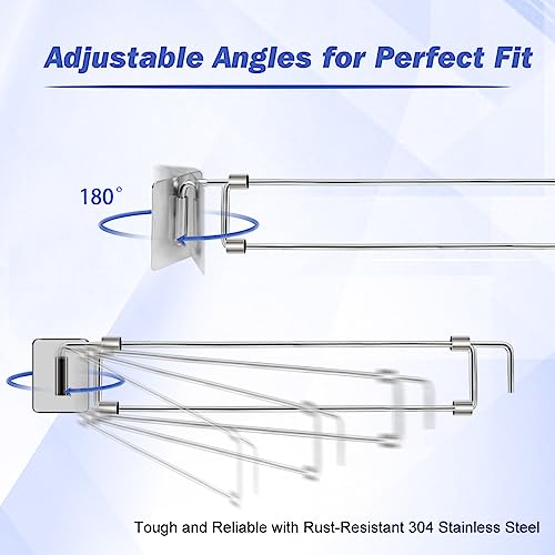 RV Secure Adjustable Bars | 12.5-22.3" Stainless Steel Rods | Food&Drink Stabilizers for RV Refrigerator | Prevents Spills&Mess During Travel | Essential RV&Camper Accessories (2 Pack) - size: 2 Pack