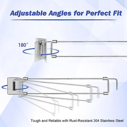 Safoner RV Secure Adjustable Bars | 12.5-22.3" Stainless Steel Rods | Food & Drink Stabilizers for RV Refrigerator | Prevents Spills & Mess | RV & Camper Accessories (4 Pack) - size: 4 Pack