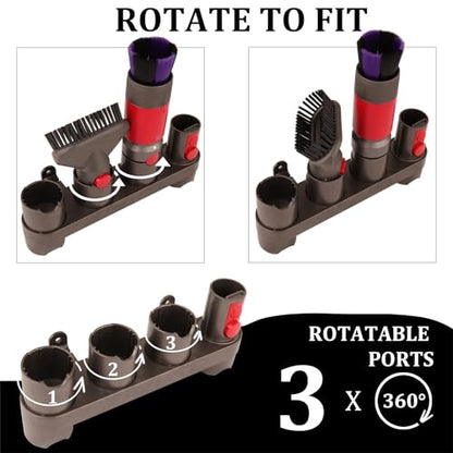 Fullclean Attachments Mount Holders Compatible with Dyson Gen 5 Gen5 V15 V12 V11 V10 V8 V7 Vacuum Cleaner Accessories Storage Tool Replacement Parts