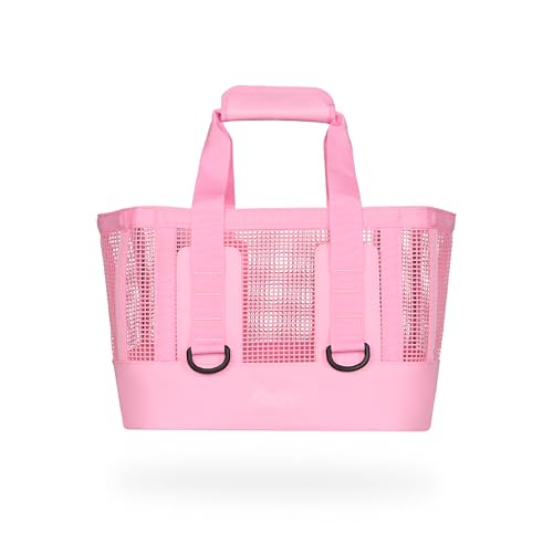 MISSION Boat Gear CASSI Heavy-Duty Outdoor Tote and Waterproof Marine-Grade Mesh Boat Bags - color: Rosé, size: 23 Liter