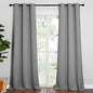 NICETOWN Thermal Insulated Blackout Curtains - Grommet Top Window Treatment Drapes for Hall (2 Panels, W42 x L90 inches, Silver Grey) - color: Silver Grey, size: 42"W x 90"L (Pack of 2)