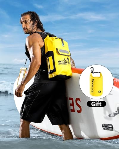 IDRYBAG Dry Bag Backpack - color: Yellow, size: 20L