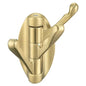 Angle Simple Towel Hook Brushed Gold, Metal Folding Swivel Towel Holder, Bathroom Robe Clothes Coat Hook, Home RV Organizer, Screw Mount - color: Brushed Gold, size: 1 Pack