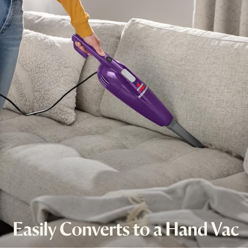 BISSELL Featherweight Stick Lightweight Bagless Vacuum with Crevice Tool, 20334, 4 Pack Bundle for Dorms and Small Spaces - style: Purple, 4 Pack