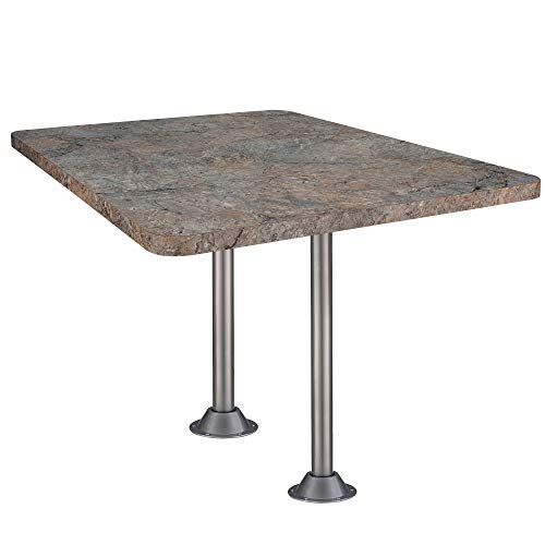 RecPro Charles 36" RV Dinette Booth | Luna Imperial | 2 Legs - color: Luna Imperial, size: 2 Legs