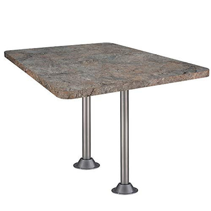 RecPro Charles 36" RV Dinette Booth | Luna Imperial | 2 Legs - color: Luna Imperial, size: 2 Legs