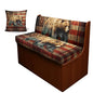 Bear American Flag Print RV Dinette Cushion Covers Wear-Resistan Camper Seat Covers Dinette Booth with Pillowcase, RV Couch Protector Include 1 Backrest Cover and 1 Bench Cover - color: Bear American Flag